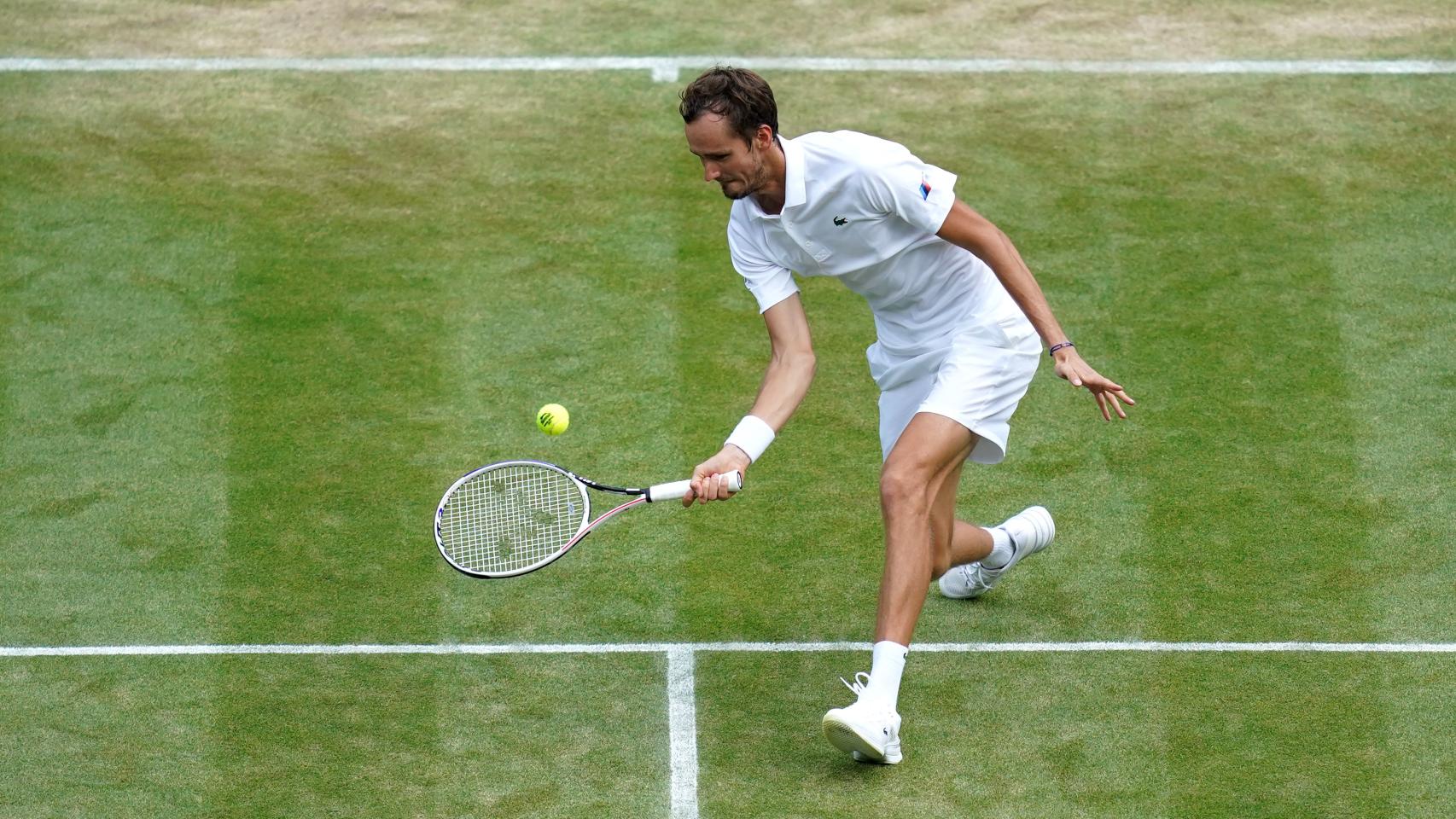 Medvedev, en Wimbledon 2021