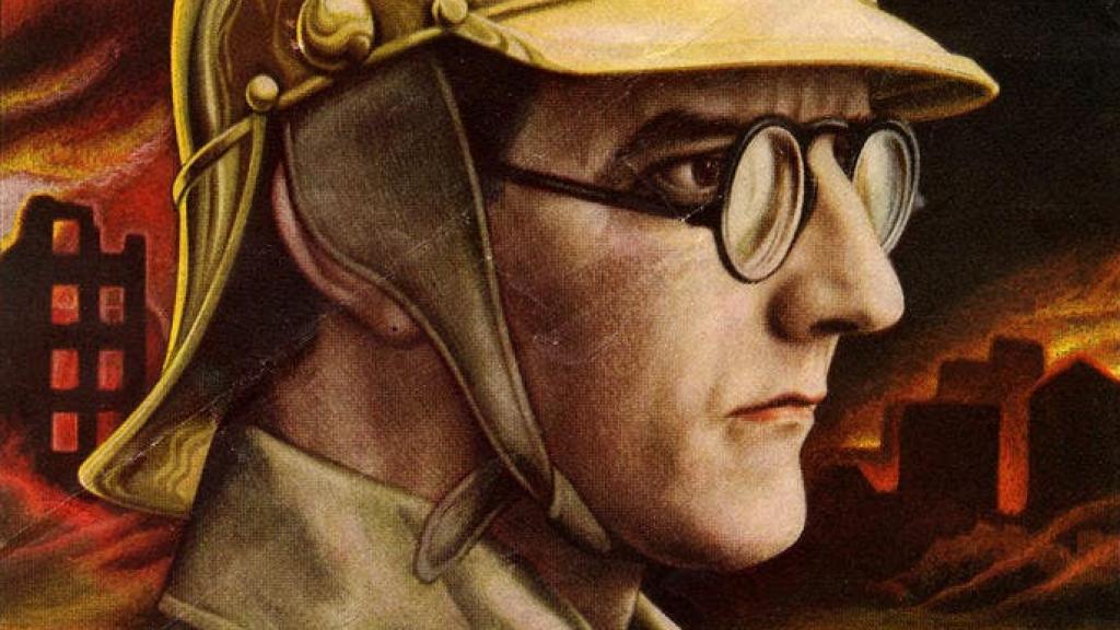 Shostakóvich, vestido de bombero en la revista 'Time' (1942)