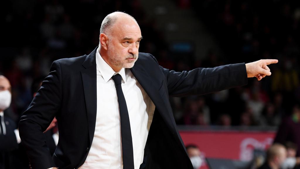 Pablo Laso durante su etapa como entrenador del Real Madrid