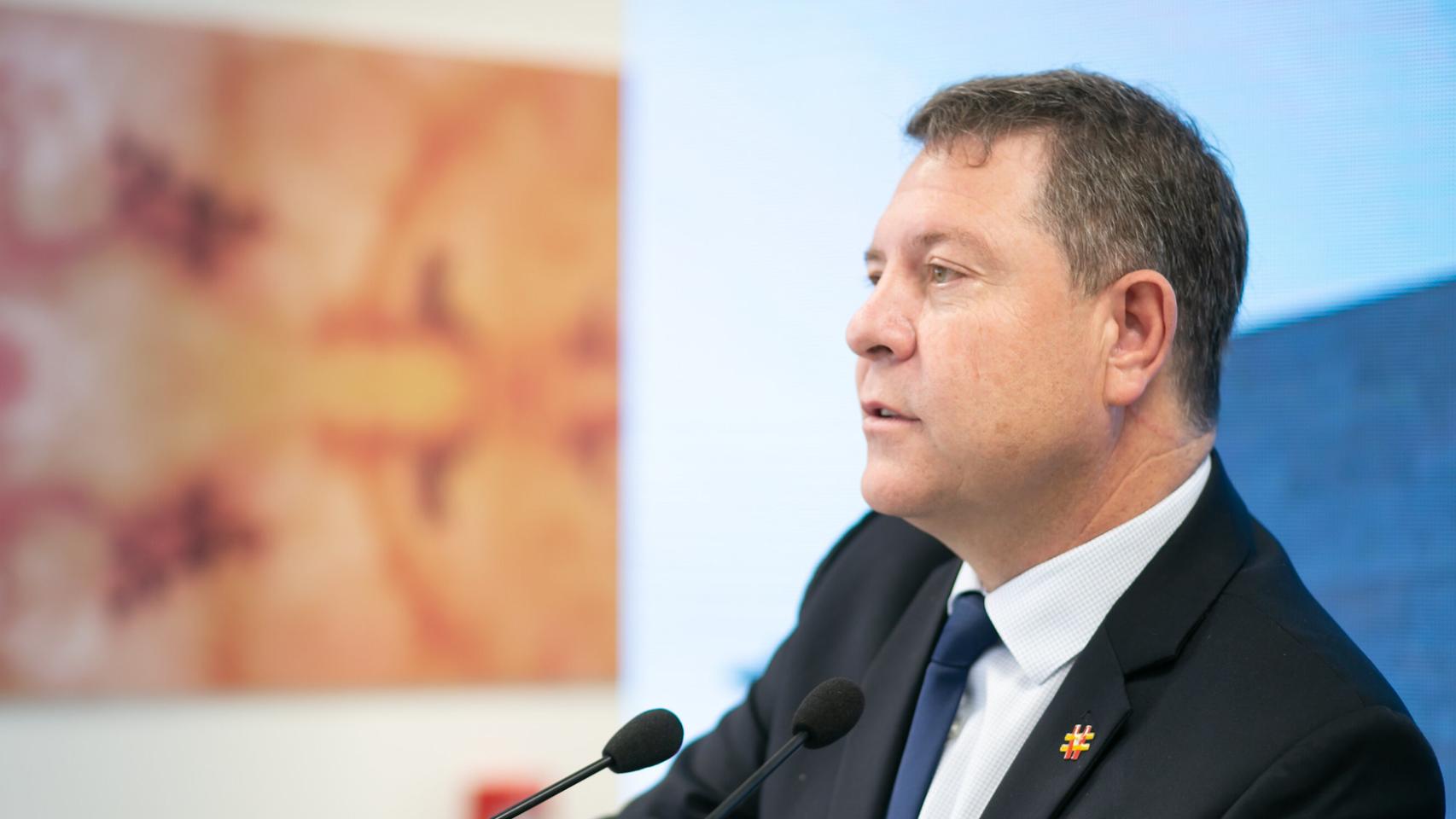 Emiliano García-Page, presidente de Castilla-La Mancha. Foto: JCCM.
