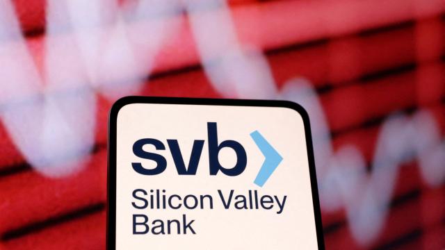 Ilustración con el logo de Silicon Valley Bank.