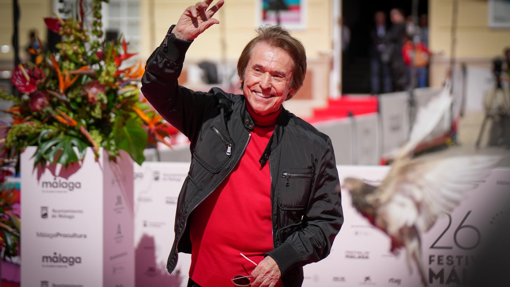 Raphael en el photocall.