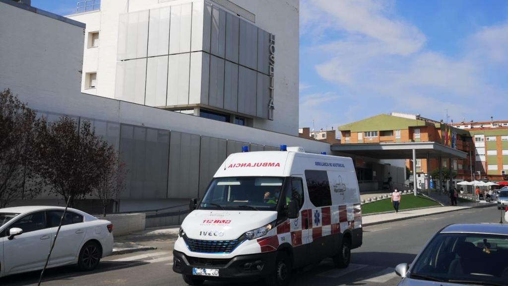 Zona exterior del Hospital Virgen del Castillo de Yecla