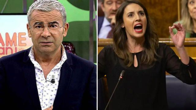 Jorge Javier e Irene Montero en un fotomontaje.