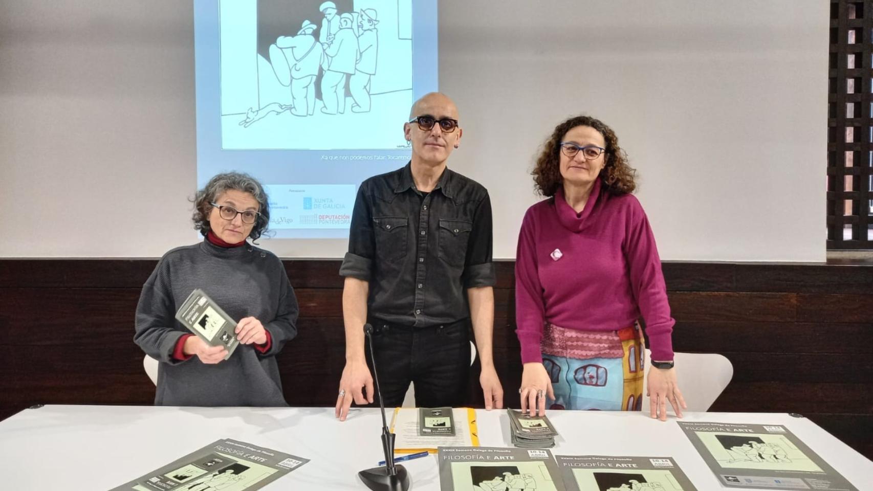 Presentación de la Semana Galega da Filosofía en Pontevedra.