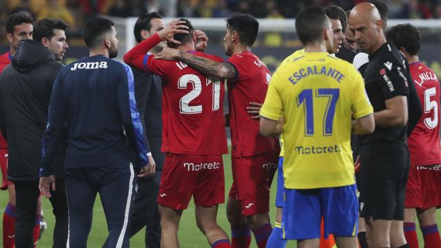 Incidentes tras el Cádiz - Getafe
