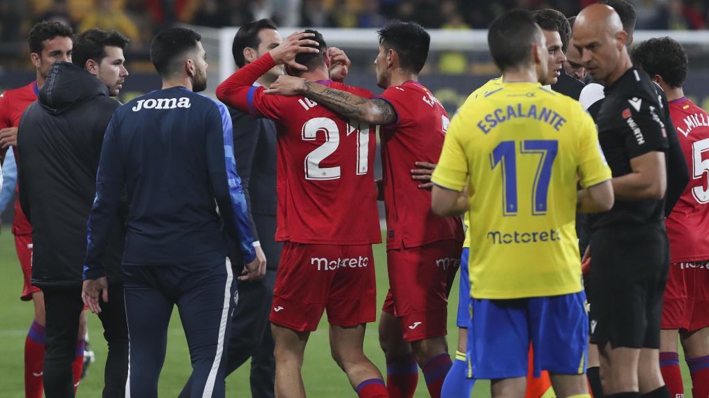 Incidentes tras el Cádiz - Getafe
