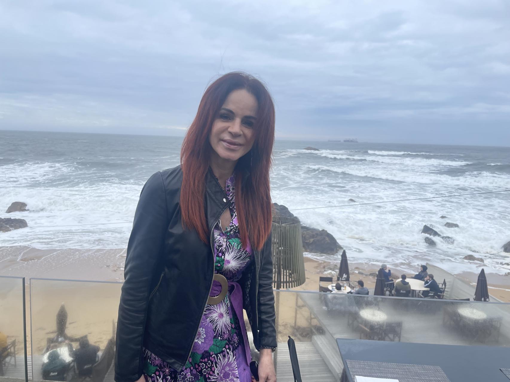 Silvia Clemente en Praia da Luz (Foz do Douro) Porto