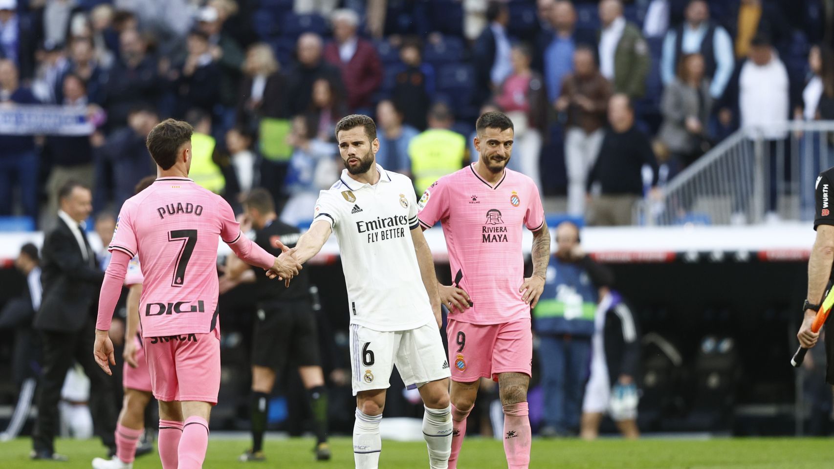 Nacho Fernández tras el partido contra el Espanyol