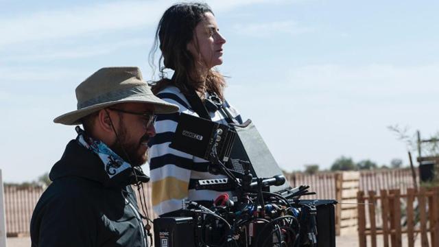 Beatriz Sanchis en el rodaje