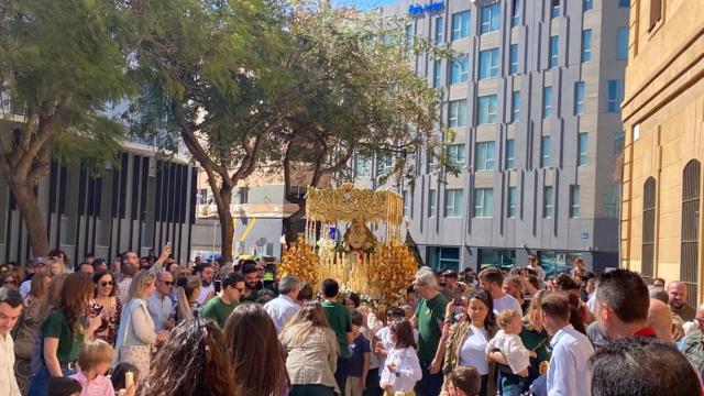 Fotografía de la procesión.