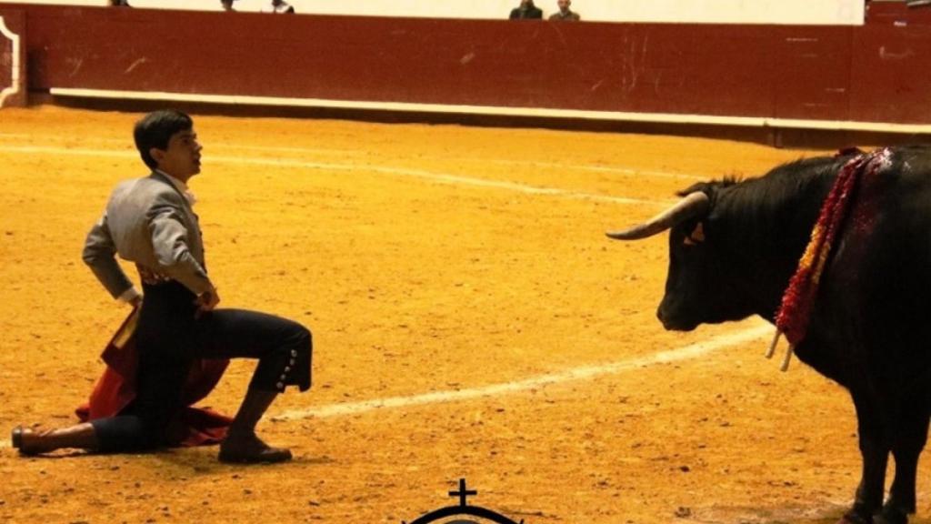 El novillero vallisoletano José Manuel Serrano dio vuelta al ruedo (Evelyn Martín)