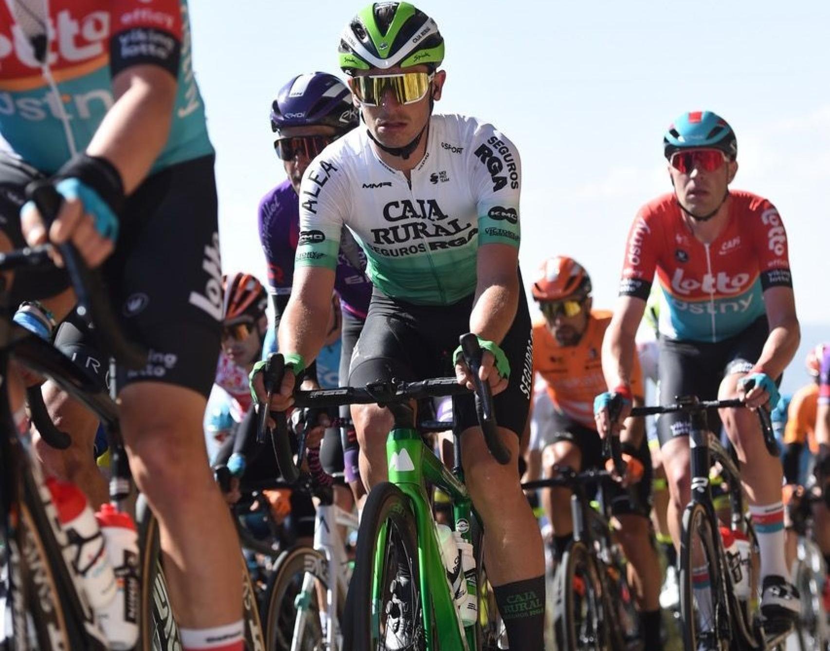 Julen Amezqueta, en carrera.