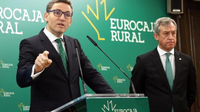Víctor Manuel Martín y Javier López, director general y presidente de Eurocaja Rural