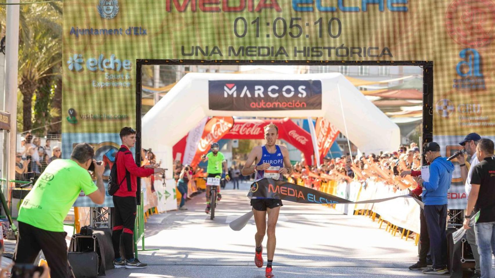 Uno de los ganadores del Media Maratón Internacional de Elche del pasado domingo.