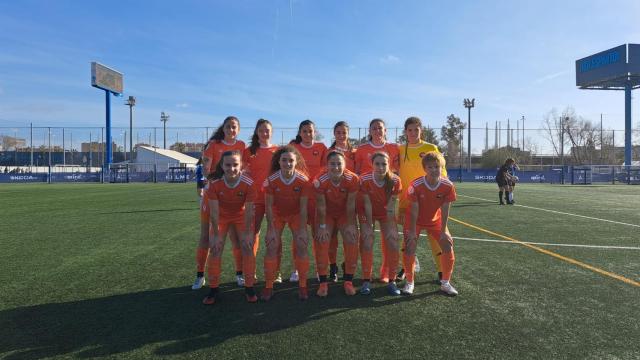 Imagen de las jugadoras del Parquesol antes del encuentro.