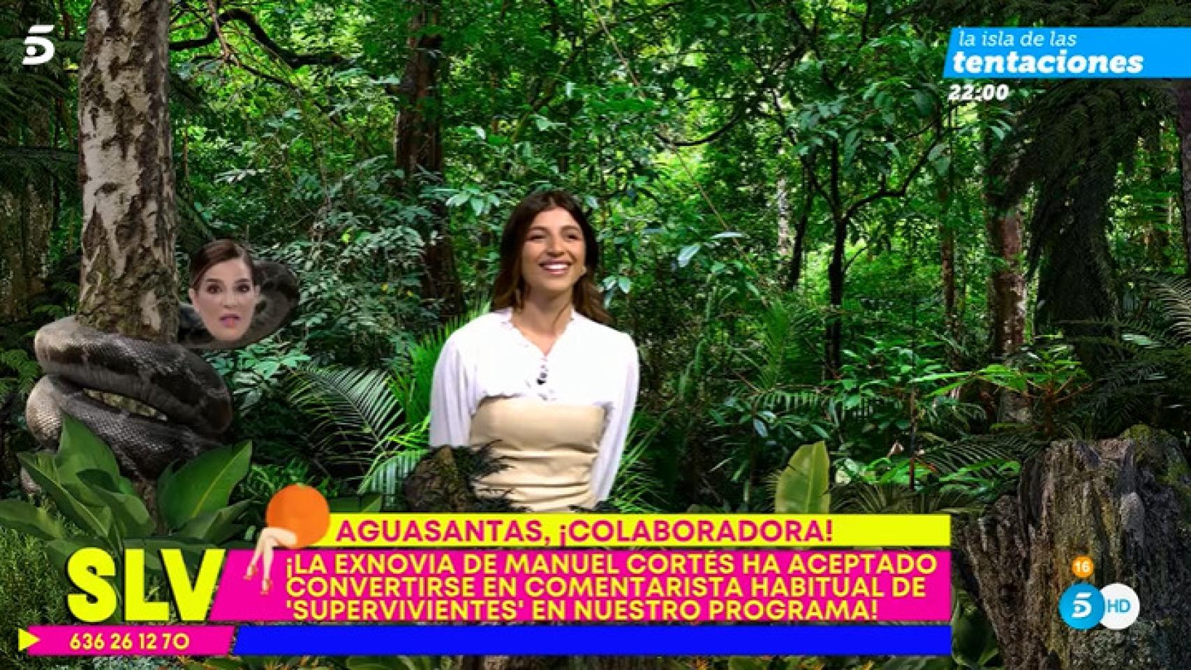 Aguasantas se convierte en nueva colaboradora de 'Sálvame' para hablar de 'Supervivientes 2023'