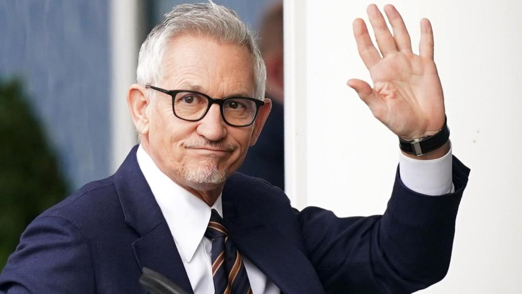 El exfutbolista Gary Lineker, a su llegada a un partido de la Premier League
