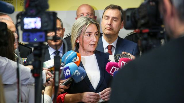 Milagros Tolón tras la Junta de Seguridad. Foto: Ayuntamiento de Toledo.