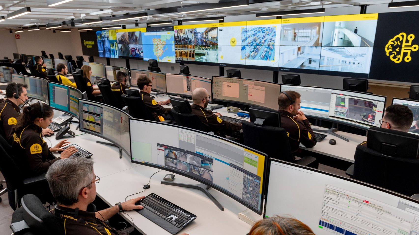 El iSOC, Centro Inteligentes de Operaciones de Seguridad, de Prosegur en Madrid.