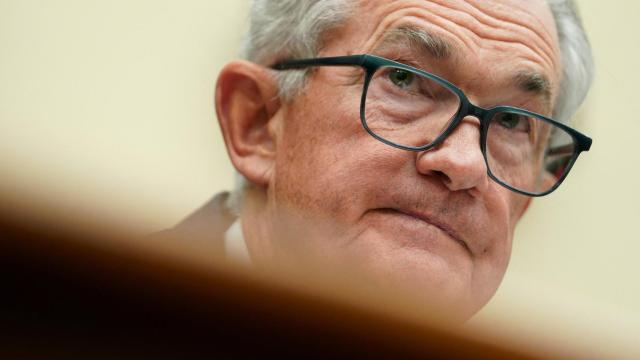 El presidente de la Fed, Jerome Powell, durante su intervención en el Senado de EEUU.