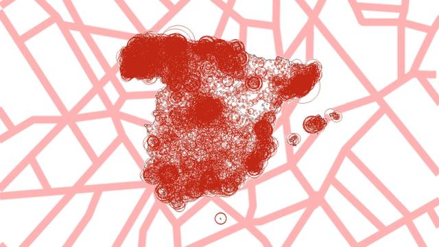 Mapa de un apellido.