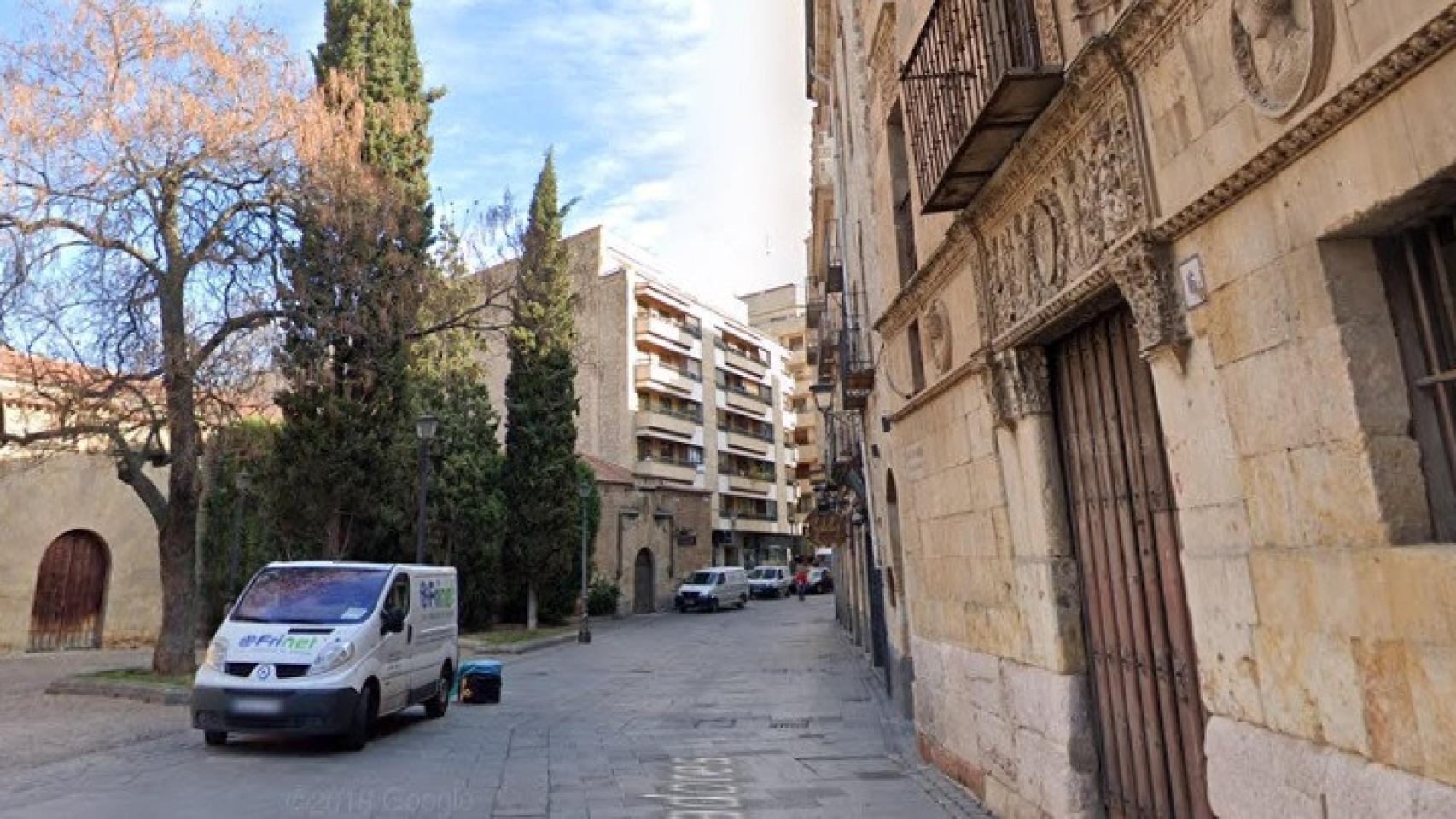 Calle Bordadores, una zona de ocio nocturno en Salamanca