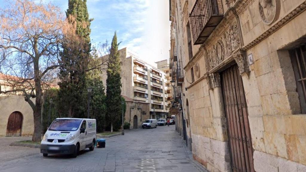 Calle Bordadores, una zona de ocio nocturno en Salamanca