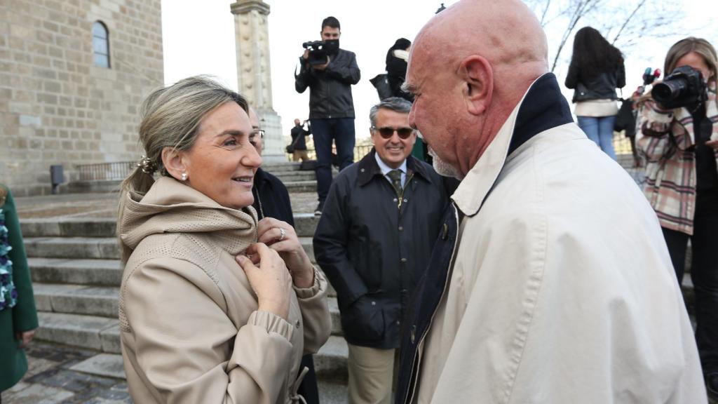 Milagros Tolón, alcaldesa de Toledo, y Roberto Polo.