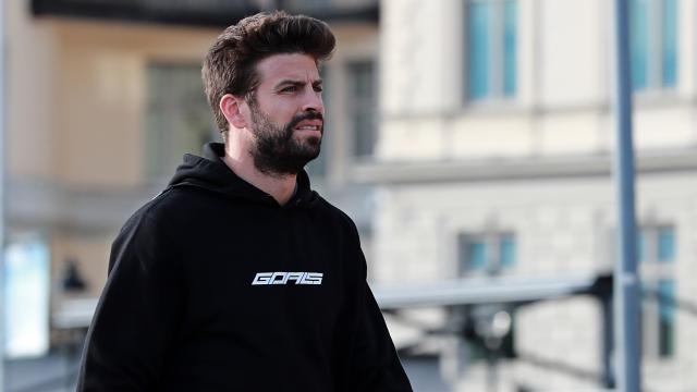 Gerard Piqué durante un viaje