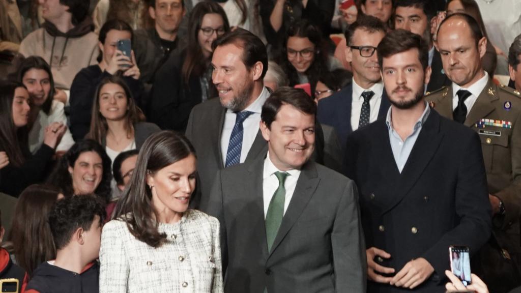 La Reina Letizia durante su entrada al auditorio