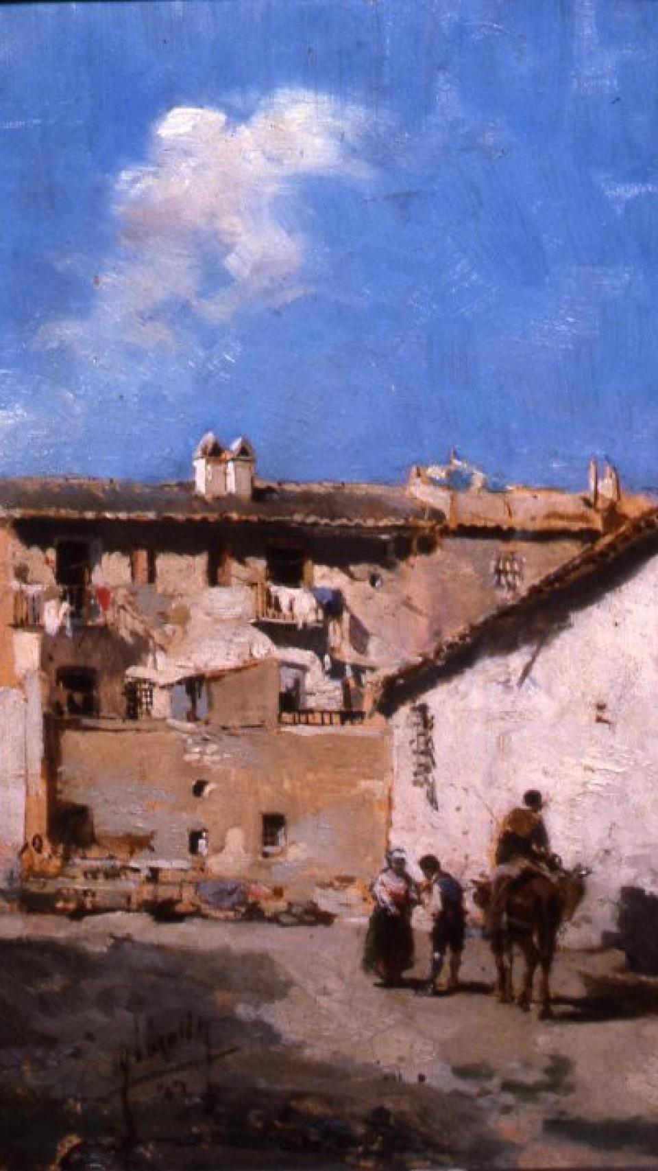 Caserío de barrios bajos madrileños.