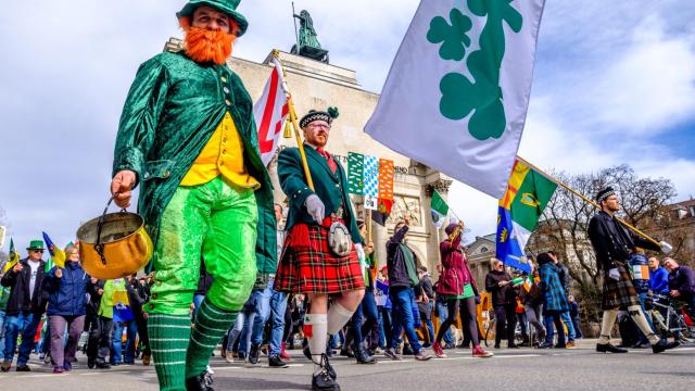 Desfile de San Patricio en Munich.