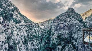 Imagen de archivo de la Pasarela de Relleu, Alicante.