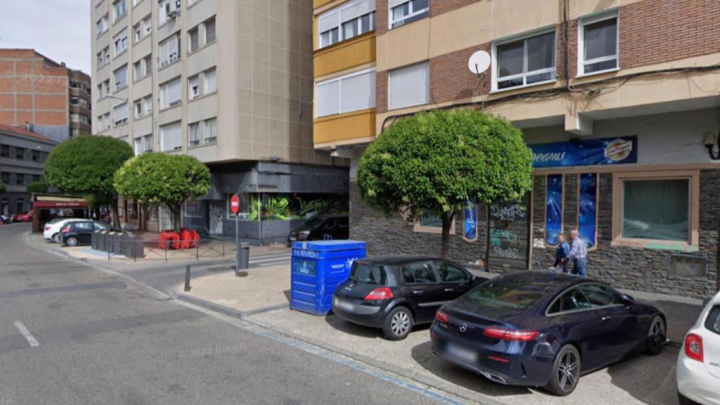 Zona de bares en la calle Paraíso de Valladolid