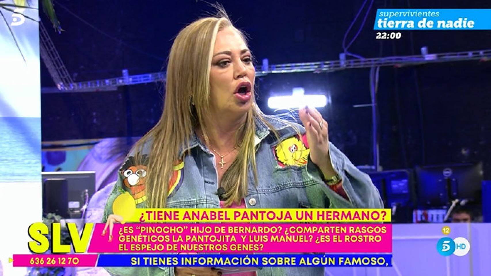 El divertido momento de Belén Esteban en 'Sálvame' al saltarse el Código Ético.