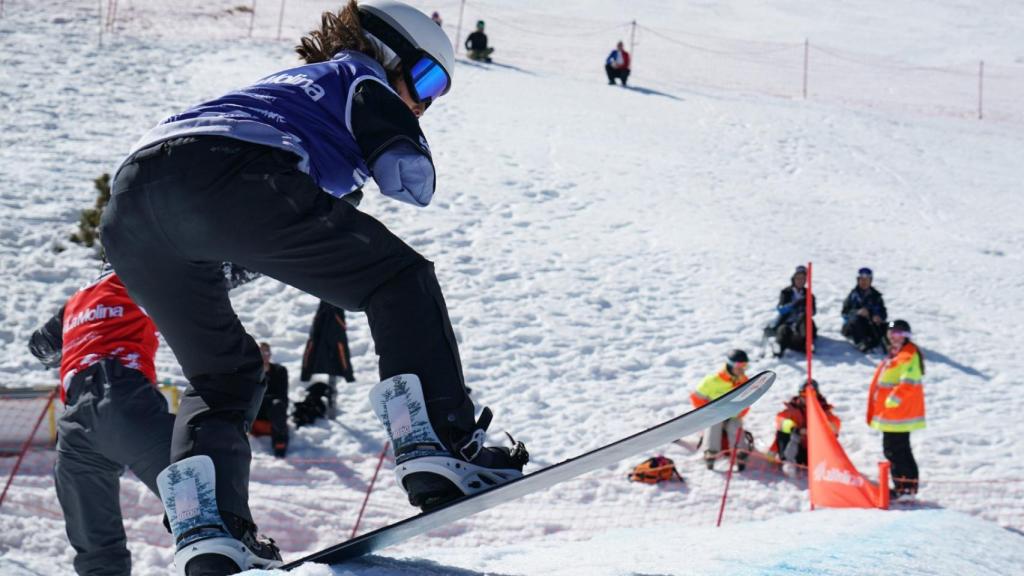 Irati Idiakez durante los Mundiales de Para Snow 2023 de La Molina