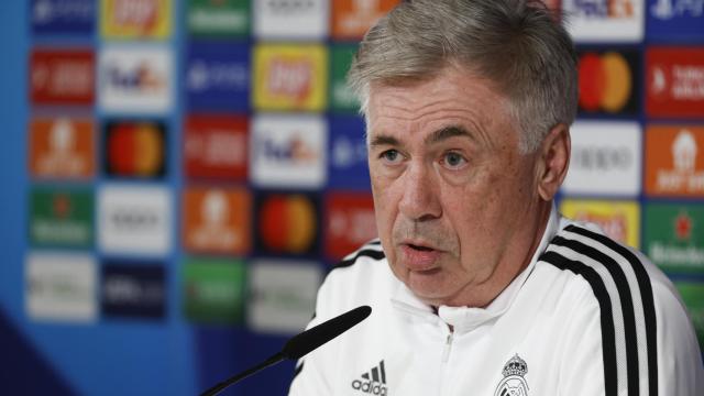 Carlo Ancelotti, en rueda de prensa