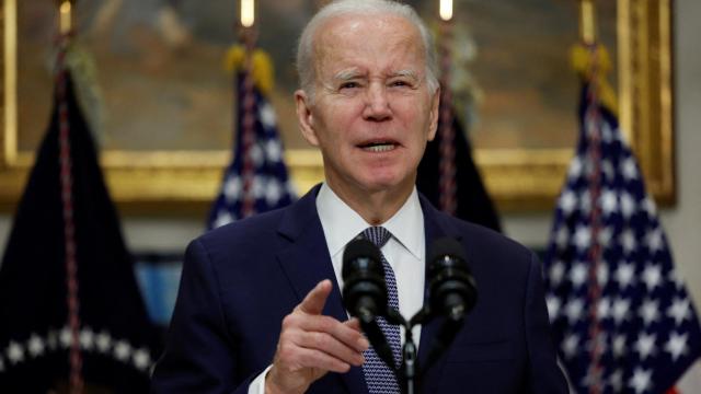 El presidente de Estados Unidos, Joe Biden, durante una rueda de prensa.