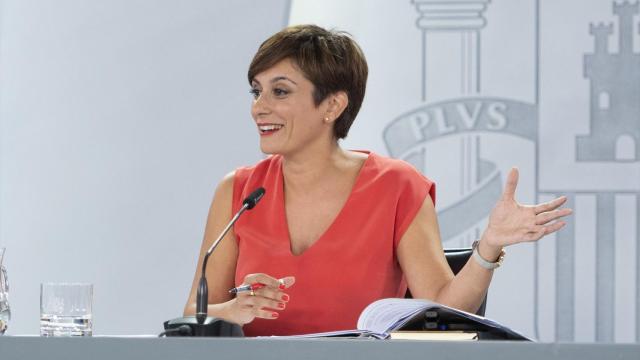 La ministra Portavoz, Isabel Rodríguez.