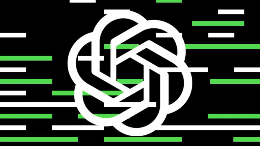 Ilustración del logo de OpenAI.