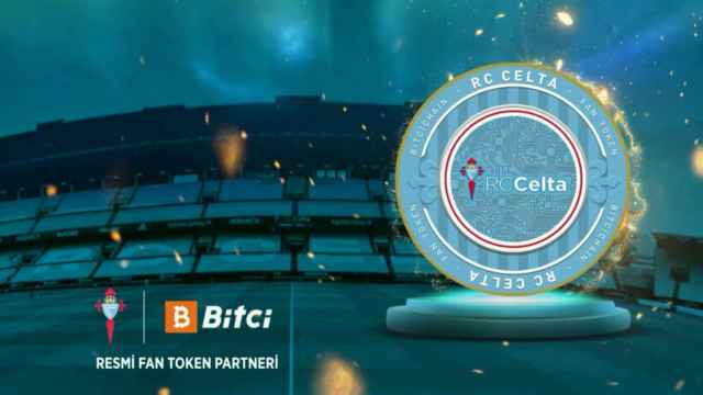 Publicidad de Bitci y el Celta.