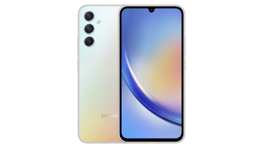 Samsung Galaxy A34 5G en color Awesome Silver