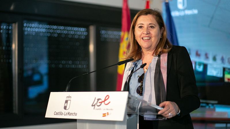 Rosa Ana Rodríguez, consejera de Educación, Cultura y Deporte de Castilla-La Mancha.