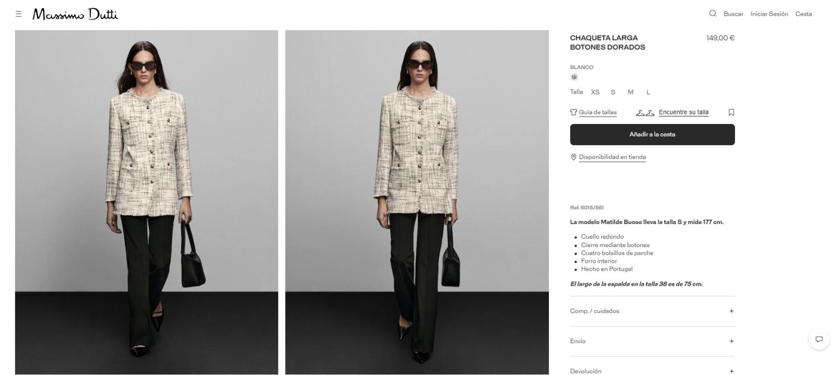 La chaqueta de Massimo Dutti que estrenó la reina Letizia en su cita en Valladolid