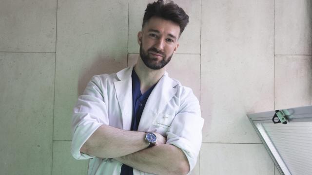 David Callejo, anestesista pediátrico.