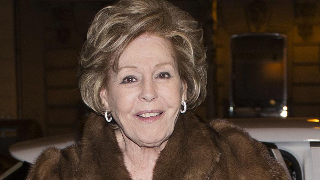La presentadora Laura Valenzuela en una fotografía tomada en el día de su 85 cumpleaños, en febrero de 2016.