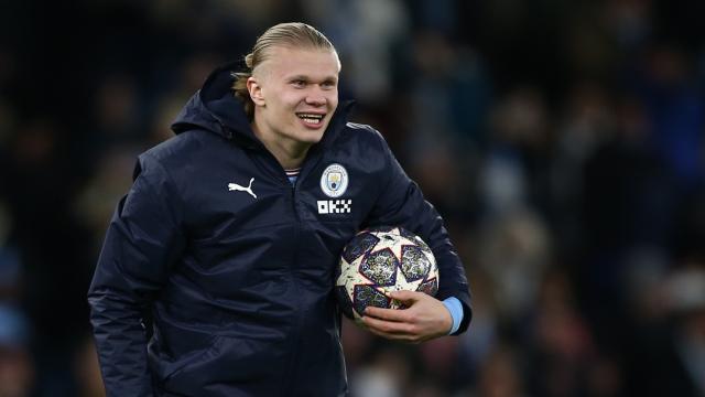 Erling Haaland, tras marcar cinco goles en el partido de Champions League contra el RB Leipzig