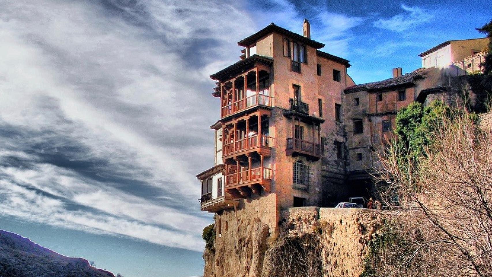Casas Colgadas de Cuenca. Imagen de archivo