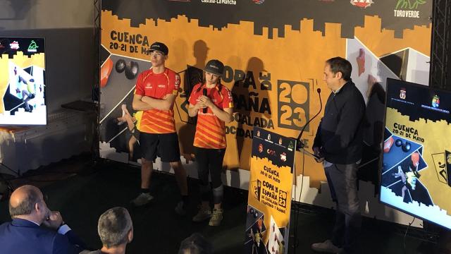 Presentación de la Copa de España de Escalada en Cuenca. Foto: Europa Press.